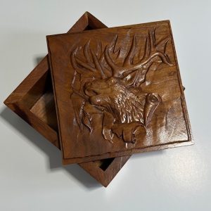 Coffre en bois Orignal